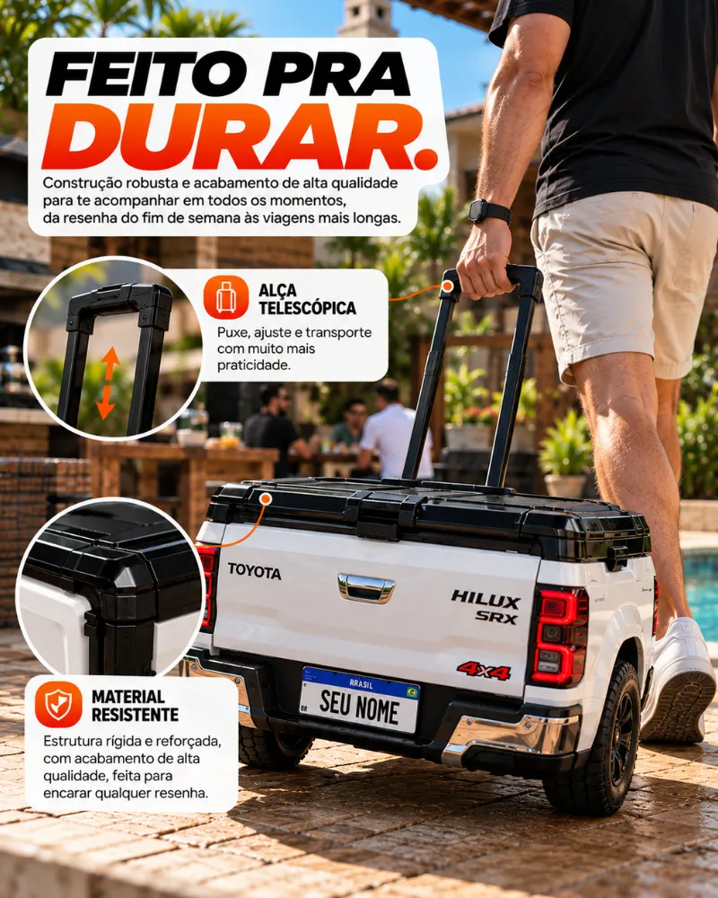 Mini Cooler IcedCar – Cooler dos Apaixonados por Carros & Churrasco